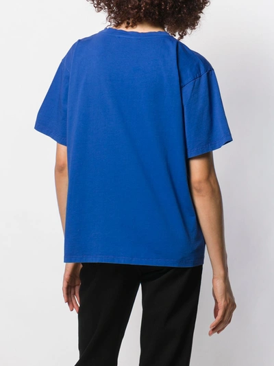 Shop Colville Logo Print T-shirt In Blue