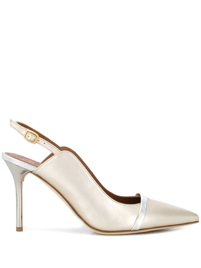 Shop Malone Souliers Marion Pump Shoes In Gold