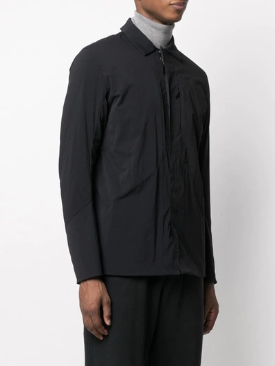 Shop Veilance Mionn Is Shirt Jacket In Black