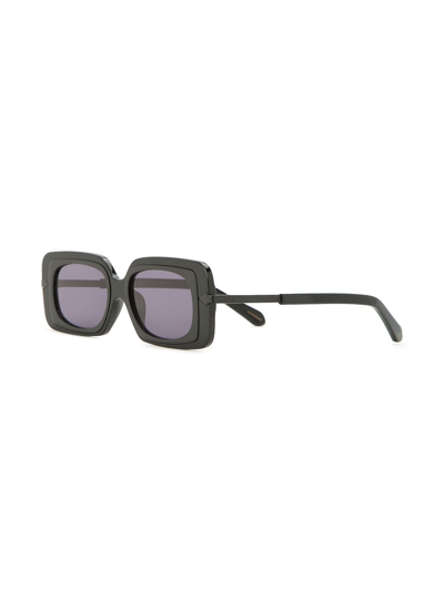 Shop Karen Walker Mr Binnacle Sunglasses In Black