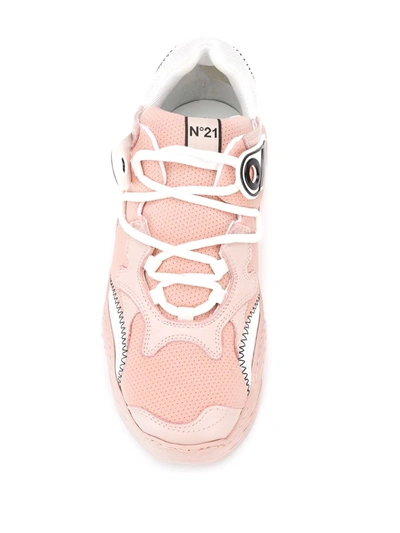 Shop N°21 Billy Low-top Sneakers In Pink