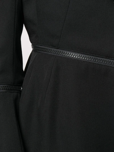 Shop Yohji Yamamoto Deep V-neck Blazer In Black