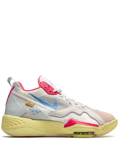 Shop Jordan X Union Zoom '92 "guava Ice" Sneakers In White