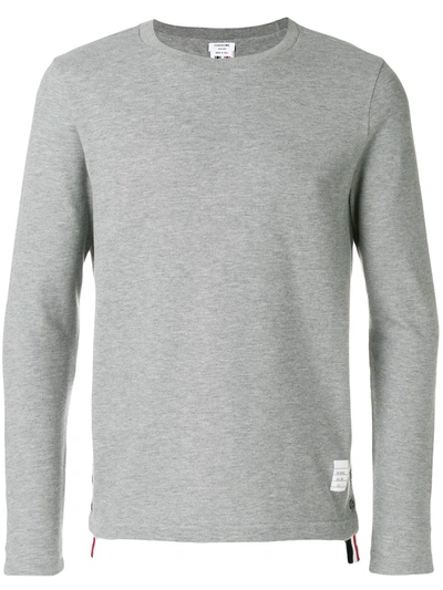 Shop Thom Browne Classic Sweatshirt In Grey