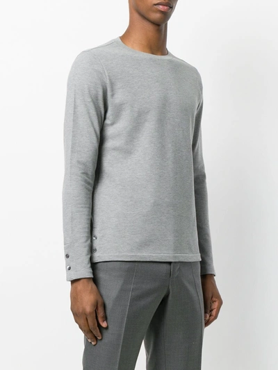 Shop Thom Browne Classic Sweatshirt In Grey