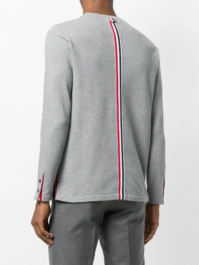 Shop Thom Browne Classic Sweatshirt In Grey