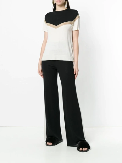 Cashmere In Love Igne Top In Neutrals