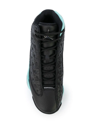 Nike Air Jordan 13 Island Green In Black