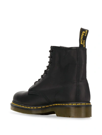 Shop Dr. Martens' 1460 Greasy Boots In Black