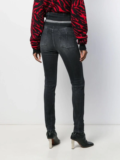 Shop Ben Taverniti Unravel Project High-waist Skinny Jeans In Black