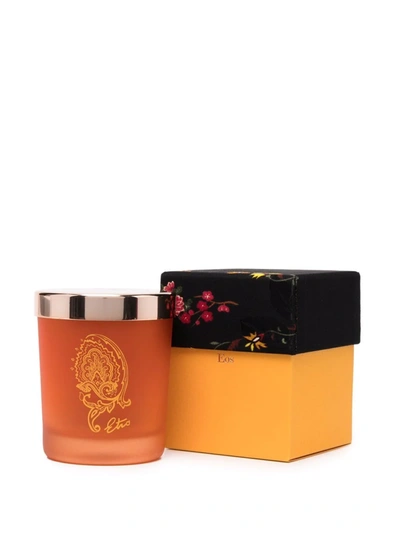 Shop Etro Eos Scented Candle In Orange