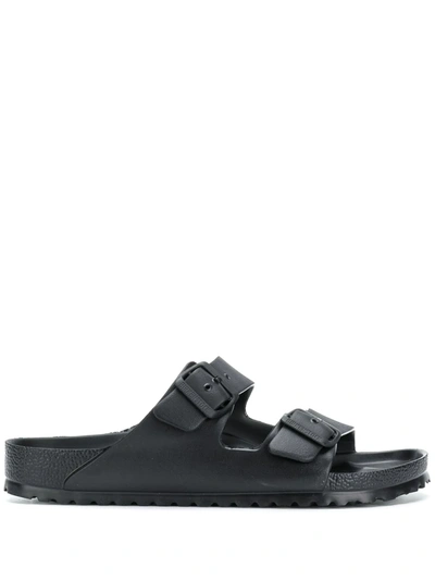 Shop Birkenstock Arizona Sandals In Black