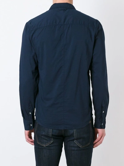 Shop James Perse Classic Shirt In Blue
