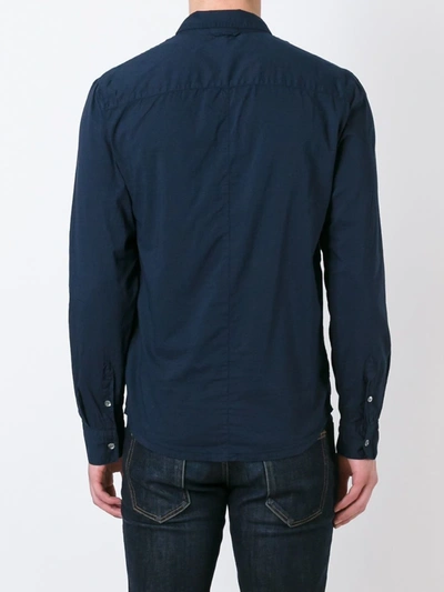 James Perse Classic Shirt In Blue