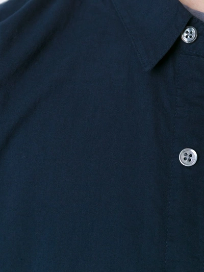 Shop James Perse Classic Shirt In Blue