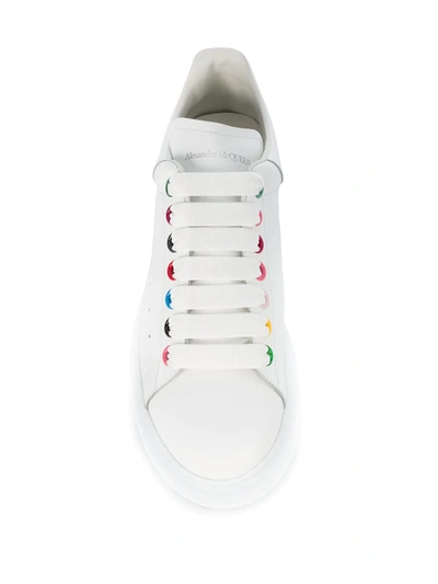 Shop Alexander Mcqueen Oversized Low-top Sneakers In White