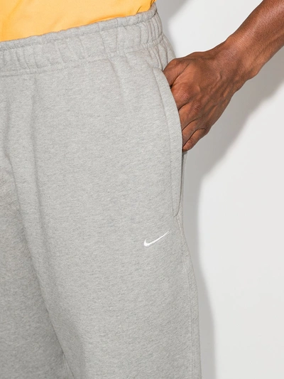 Shop Nike Nrg Solo Swoosh Track Pants In 灰色
