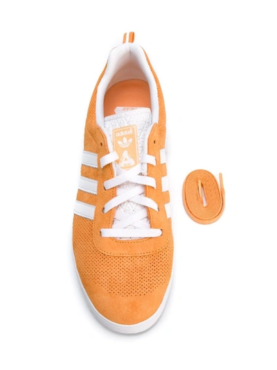 Shop Adidas Originals X Palace Pro Sneakers In Yellow