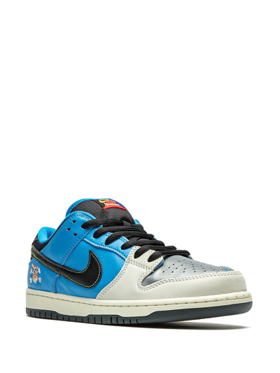 Jordan X Instant Skateboards Sb Dunk Low Pro Sneakers In Blue