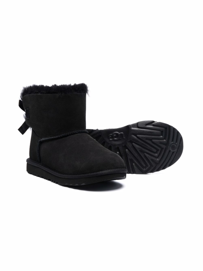 Ugg Bailey Bow Ii Ankle Boots In Black