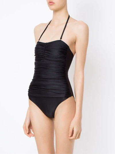 Lygia & Nanny Strapless Melissa Swimsuit In Black