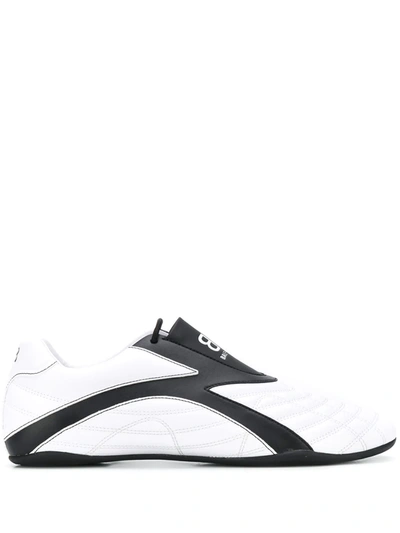 Shop Balenciaga Zen Low-top Sneakers In White