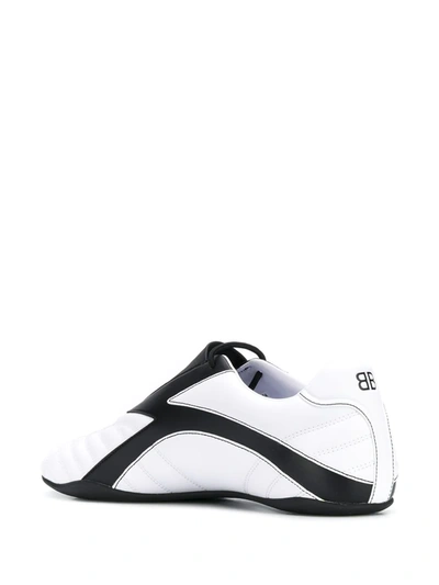 Shop Balenciaga Zen Low-top Sneakers In White