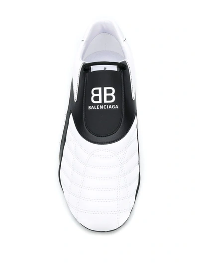 Shop Balenciaga Zen Low-top Sneakers In White