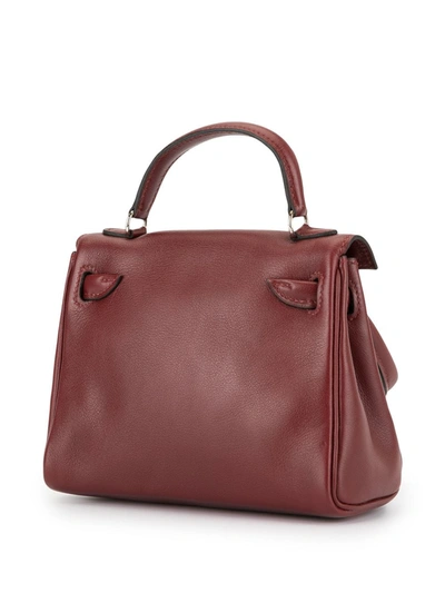Pre-owned Hermes 2000  Kelly Doll Handbag In Red