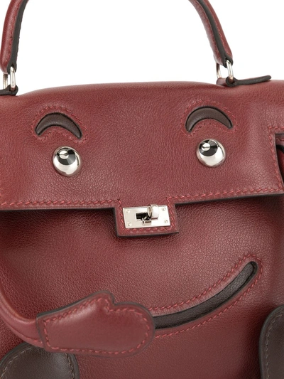 Pre-owned Hermes 2000  Kelly Doll Handbag In Red