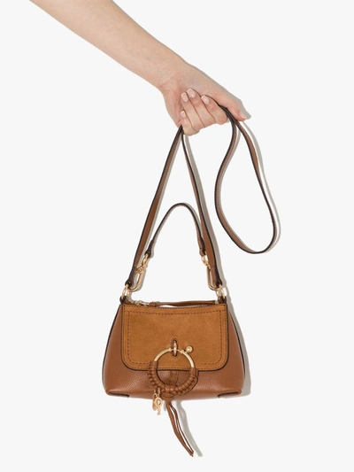 Shop See By Chloé Joan Leather Crossbody Bag In Brown
