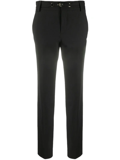 Shop Red Valentino Straight Leg Tailored Trousers In Black