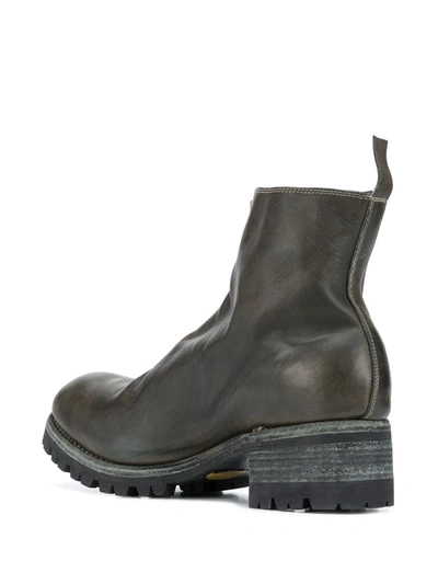 Guidi Pl1v W Ankle Boots In Soft Horse Full Grai N Cv31t