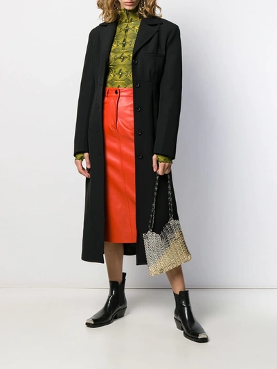 Kwaidan Editions Single-breasted Wool Coat In Black