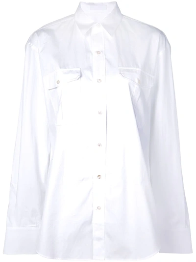 Shop Wardrobe.nyc Release 03 Tailored Poplin Shirt In White