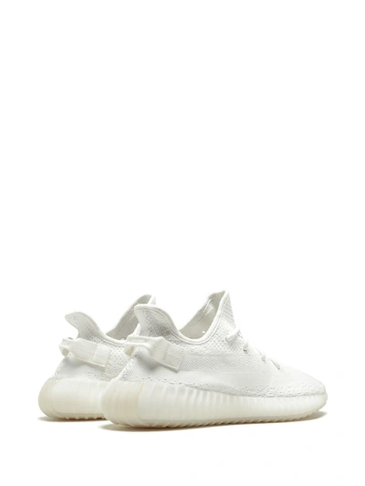 Shop Adidas Originals Boost 350 V2 "triple White" Sneakers