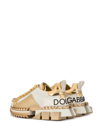 Dolce & Gabbana Super Queen Sneakers In White | ModeSens