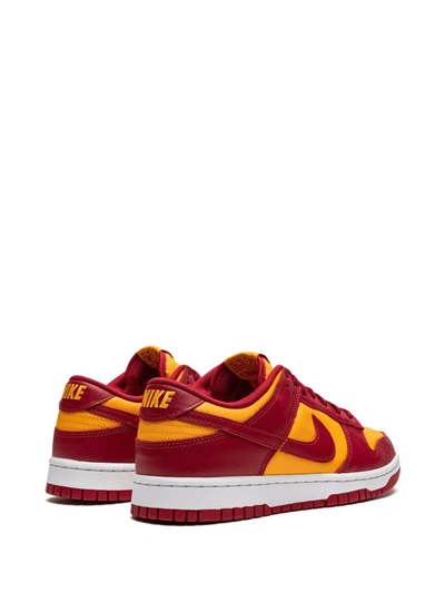 Shop Nike Dunk Low Retro "midas Gold" Sneakers In Red