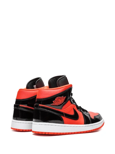 Shop Jordan Air  1 Mid "hot Punch" Sneakers In Red