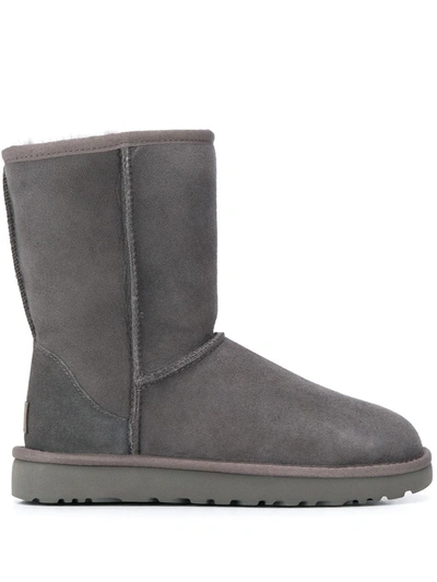 Shop Ugg Classic  Ankle Boots In Grey