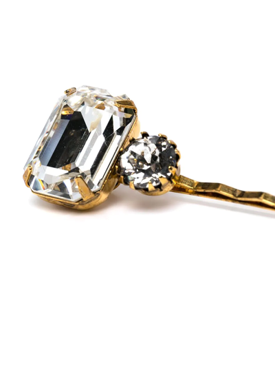 Jennifer Behr Crystal-embellished Hair Pin In Gold