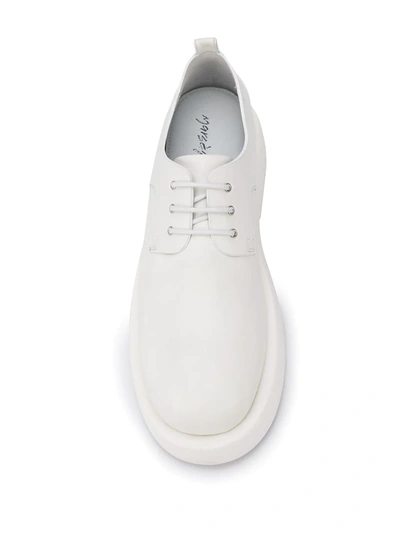 Shop Marsèll Matte Lace-up Shoes In White