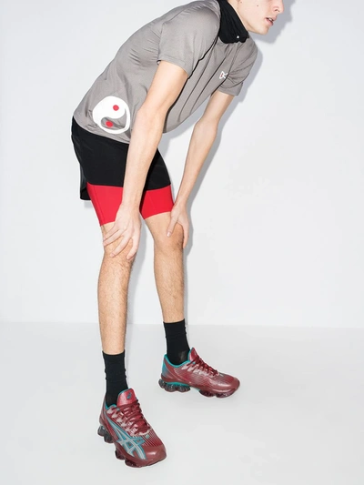 District Vision Aaron Compression Track Shorts In Schwarz