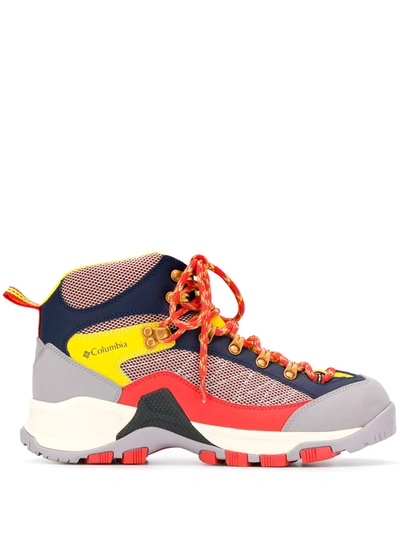 Shop Henrik Vibskov X Columbia Tablerock Colour-block Trekking Boots In Yellow