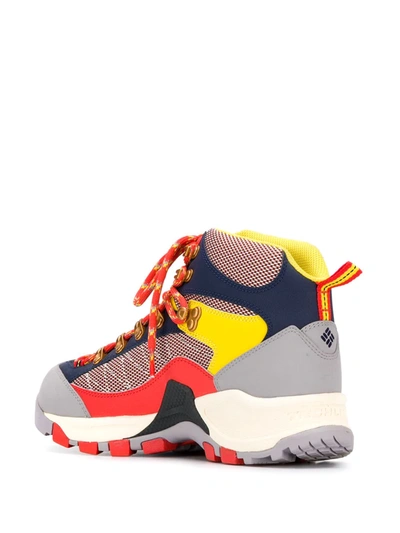 Henrik Vibskov X Columbia Tablerock Colour-block Trekking Boots In Yellow