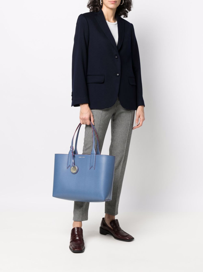 Officine Generale Navy Blue Cotton Blazers In 蓝色