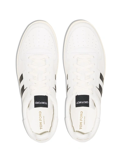 Shop Tom Ford Warwick Tennis Sneakers In White