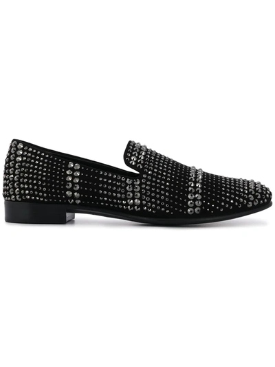 Shop Giuseppe Zanotti Kevin 15 Slippers In Black