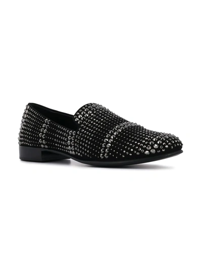 Shop Giuseppe Zanotti Kevin 15 Slippers In Black