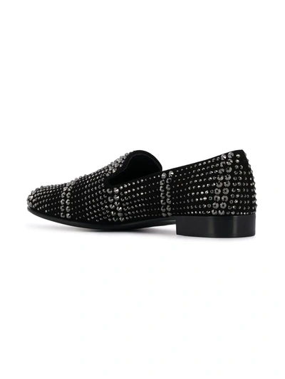 Shop Giuseppe Zanotti Kevin 15 Slippers In Black